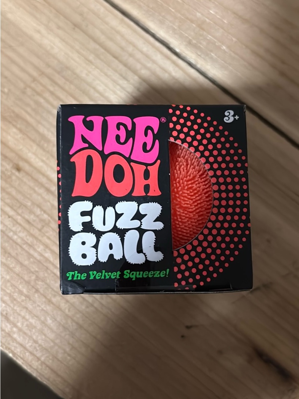 Fuzz Ball Velvet Squeeze - Orange